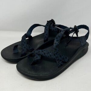 Chaco Mens Z Eddy Steeple Blue Black Strap Thong Toe Loop Sport Sandal‎ Size 13